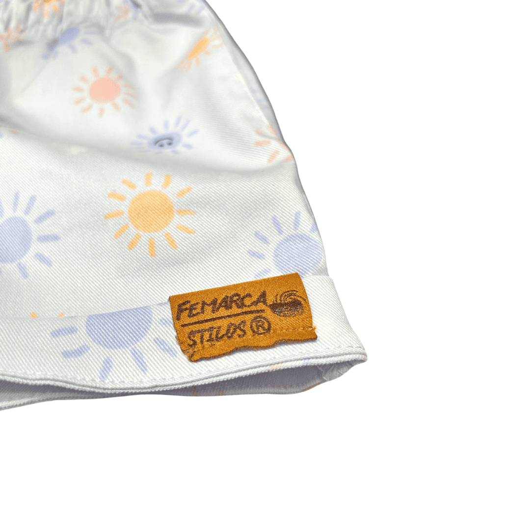 Short Niña Lila con Solecitos