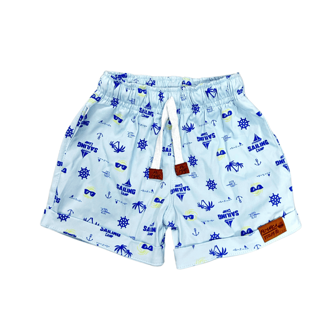 OUT|Short Niña Marinero Fémarca Azul