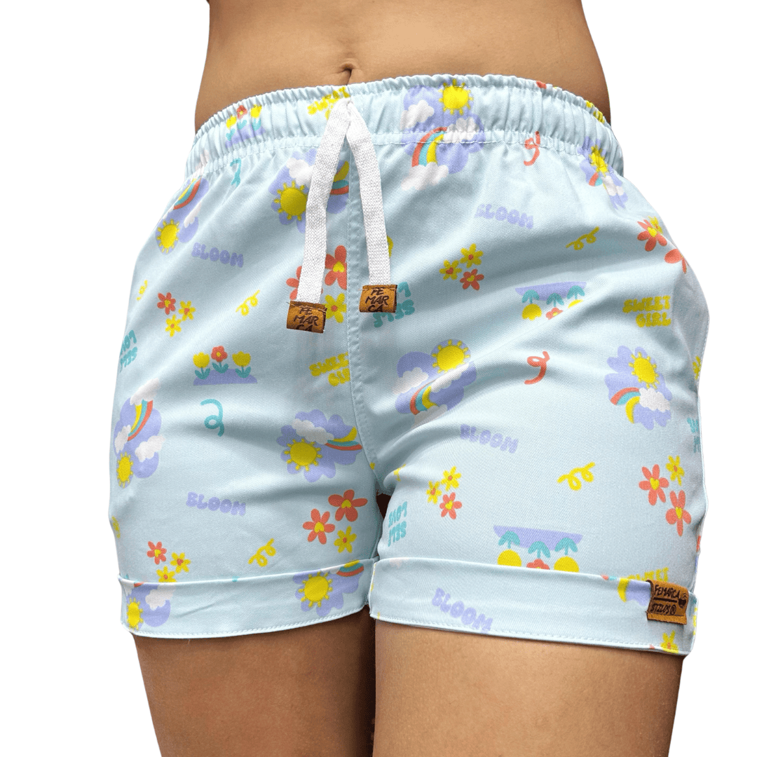 Short para Mujer Flores de Verano