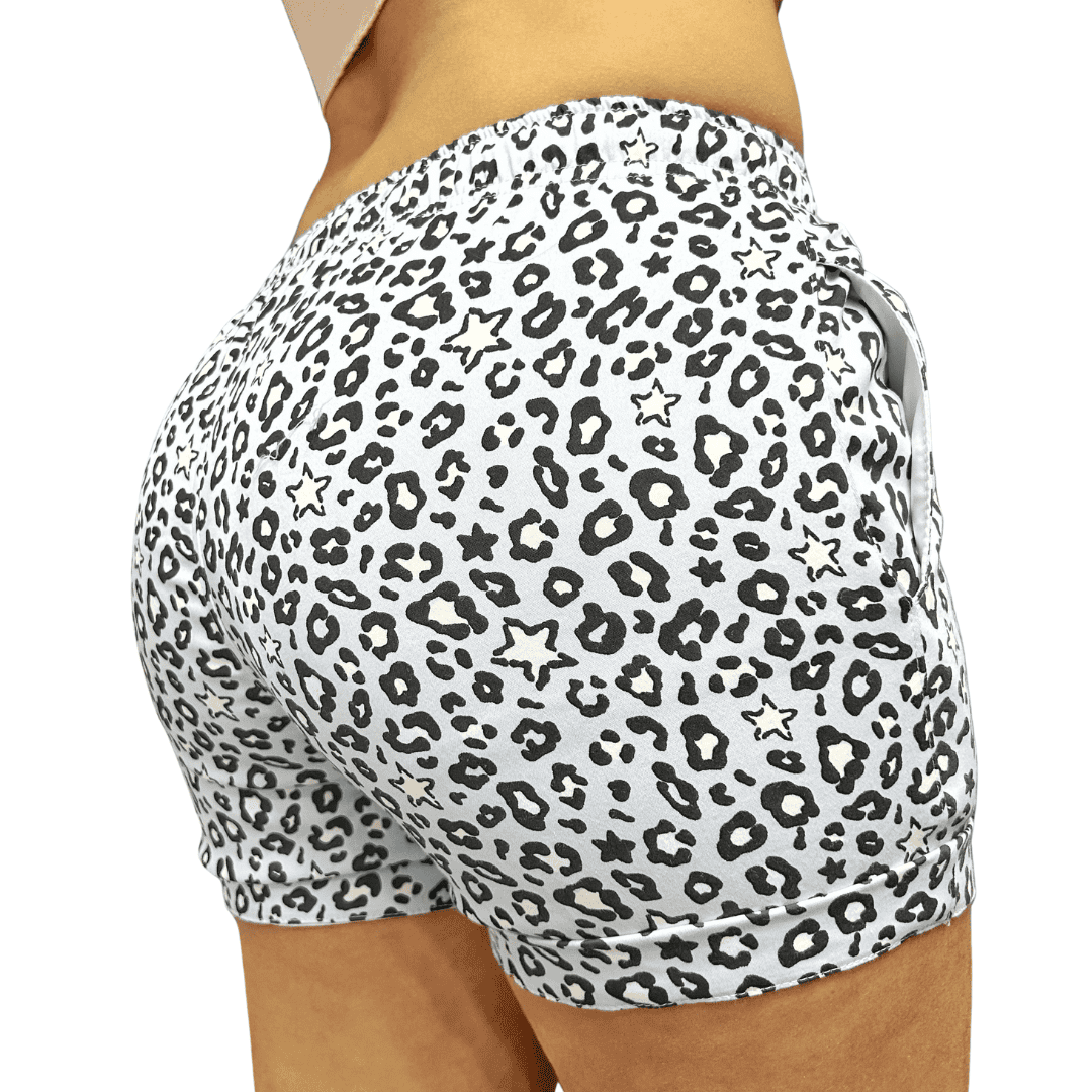 Short para Mujer Leopardo Azul