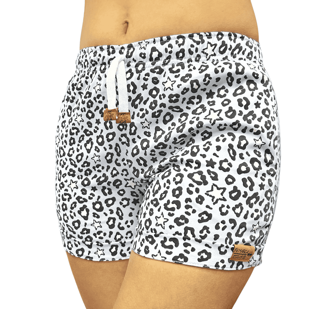 Short para Mujer Leopardo Azul