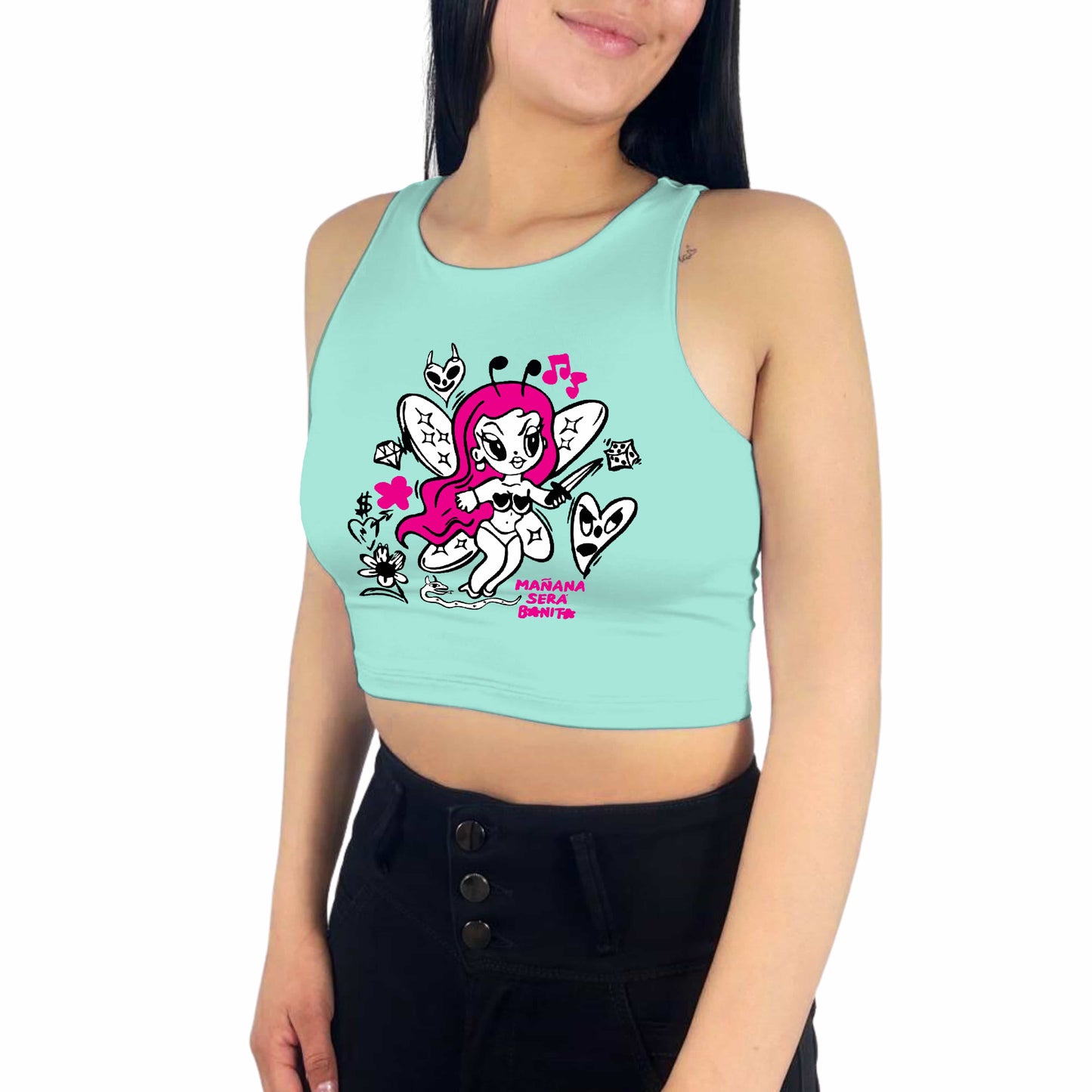 Top Casual Estampado Mañana será bonito