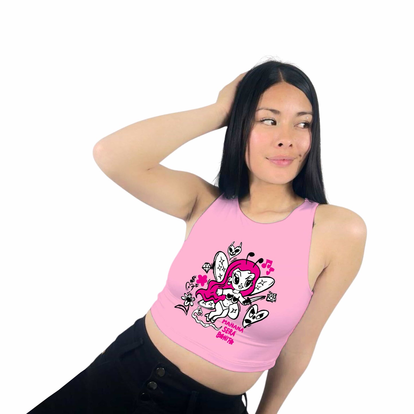 Top Casual Estampado Mañana será bonito