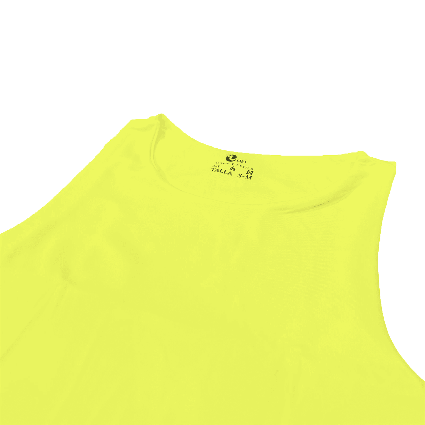 Crop top mujer Amarillo casual