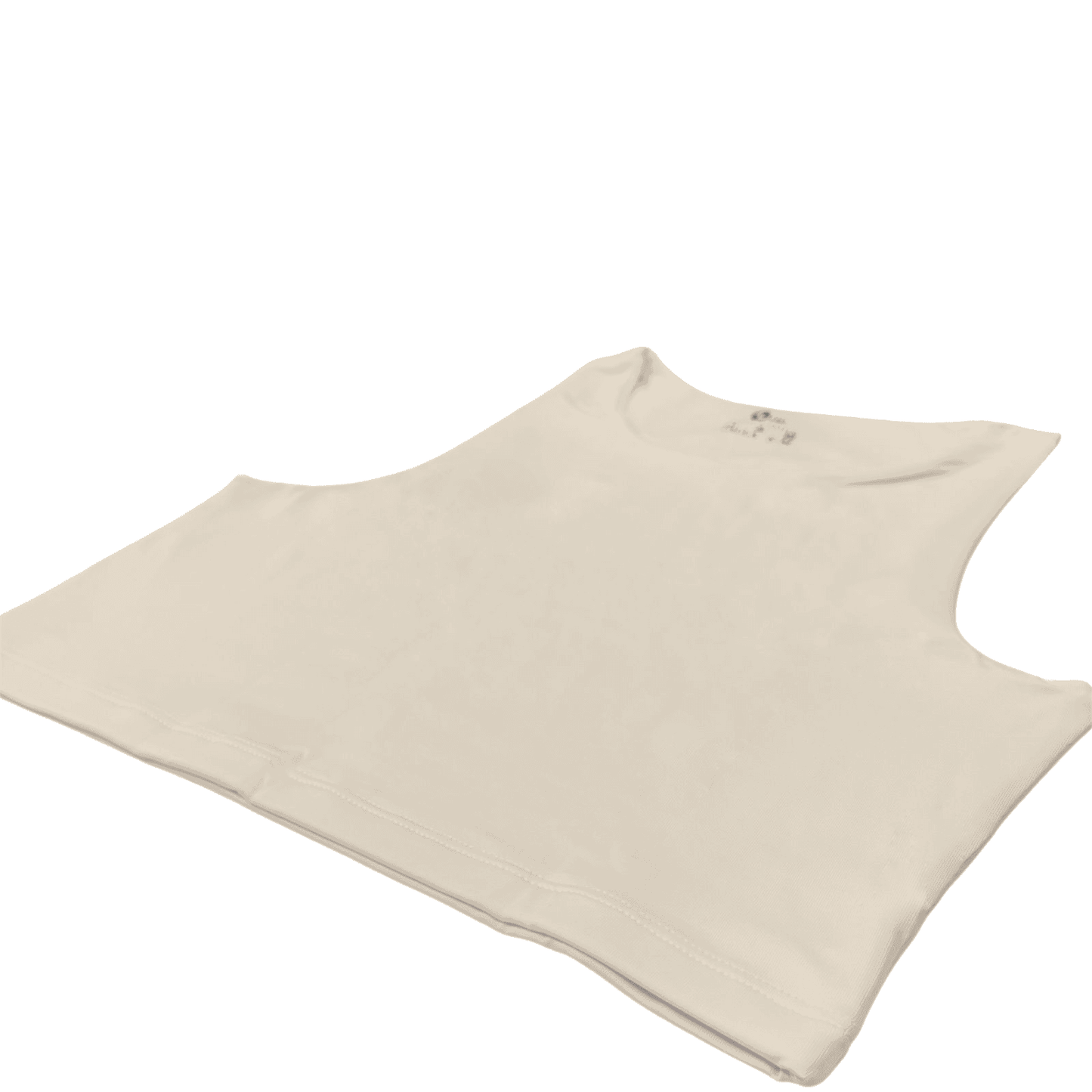 Crop top mujer Beige casual
