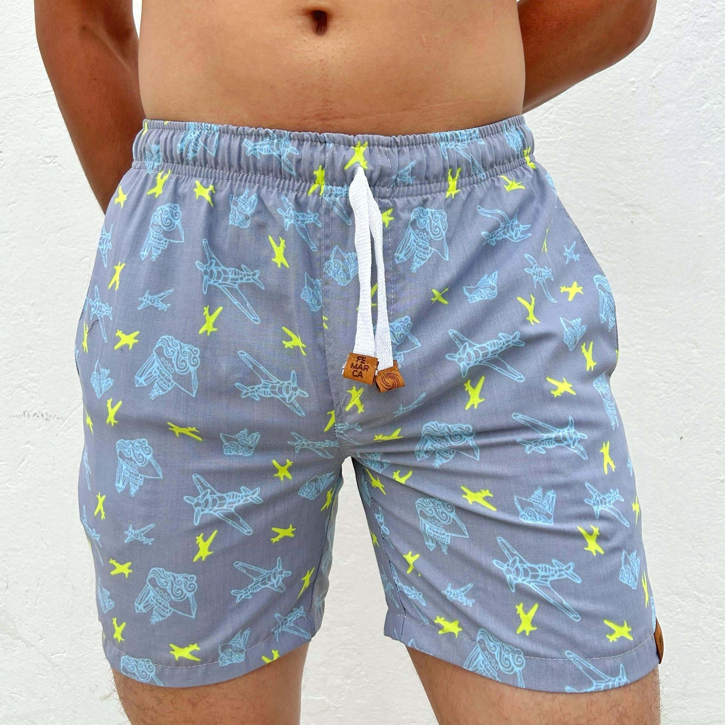 OUT Pantaloneta Hombre Aviones