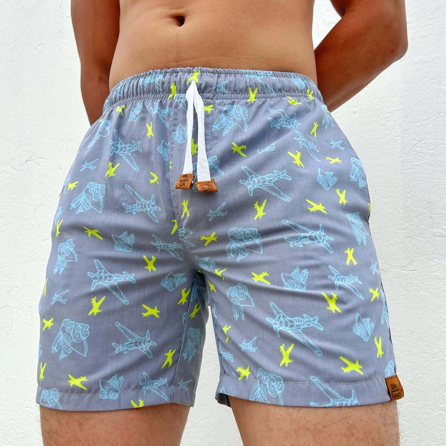 OUT Pantaloneta Hombre Aviones