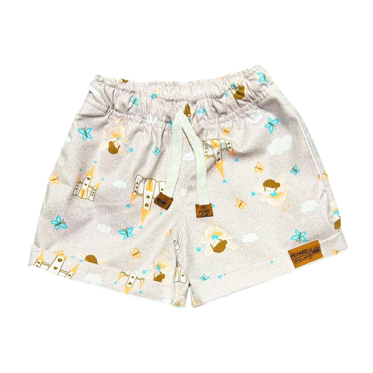 OUT|Short Niña Escarchada con Princesas