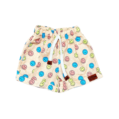 OUT|Short Niña Carita feliz color guayaba