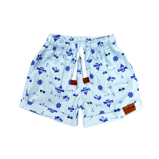 OUT|Short Niña Marinero Fémarca Azul