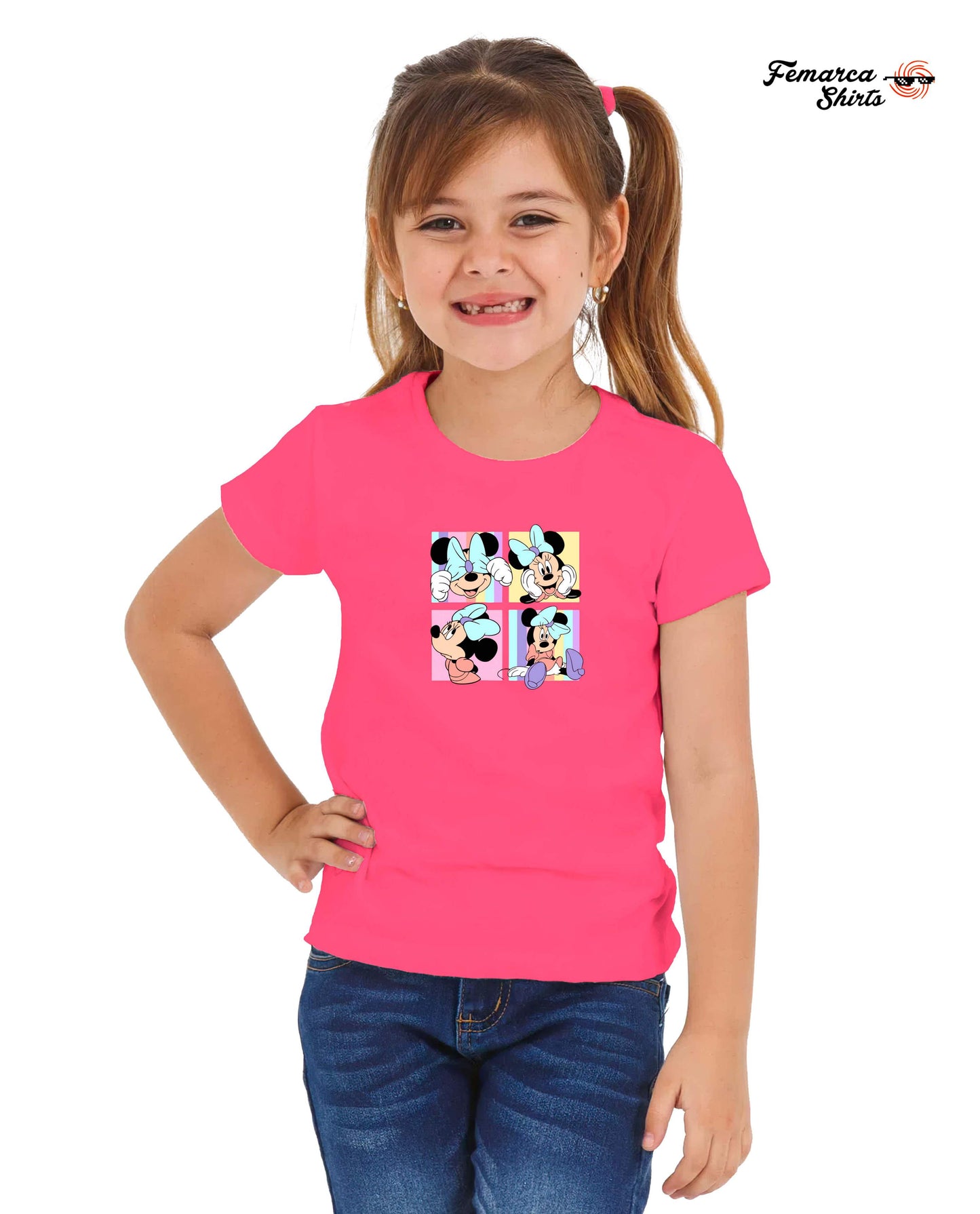 Camiseta Niña Minnie Mouse – FemarcaStilos