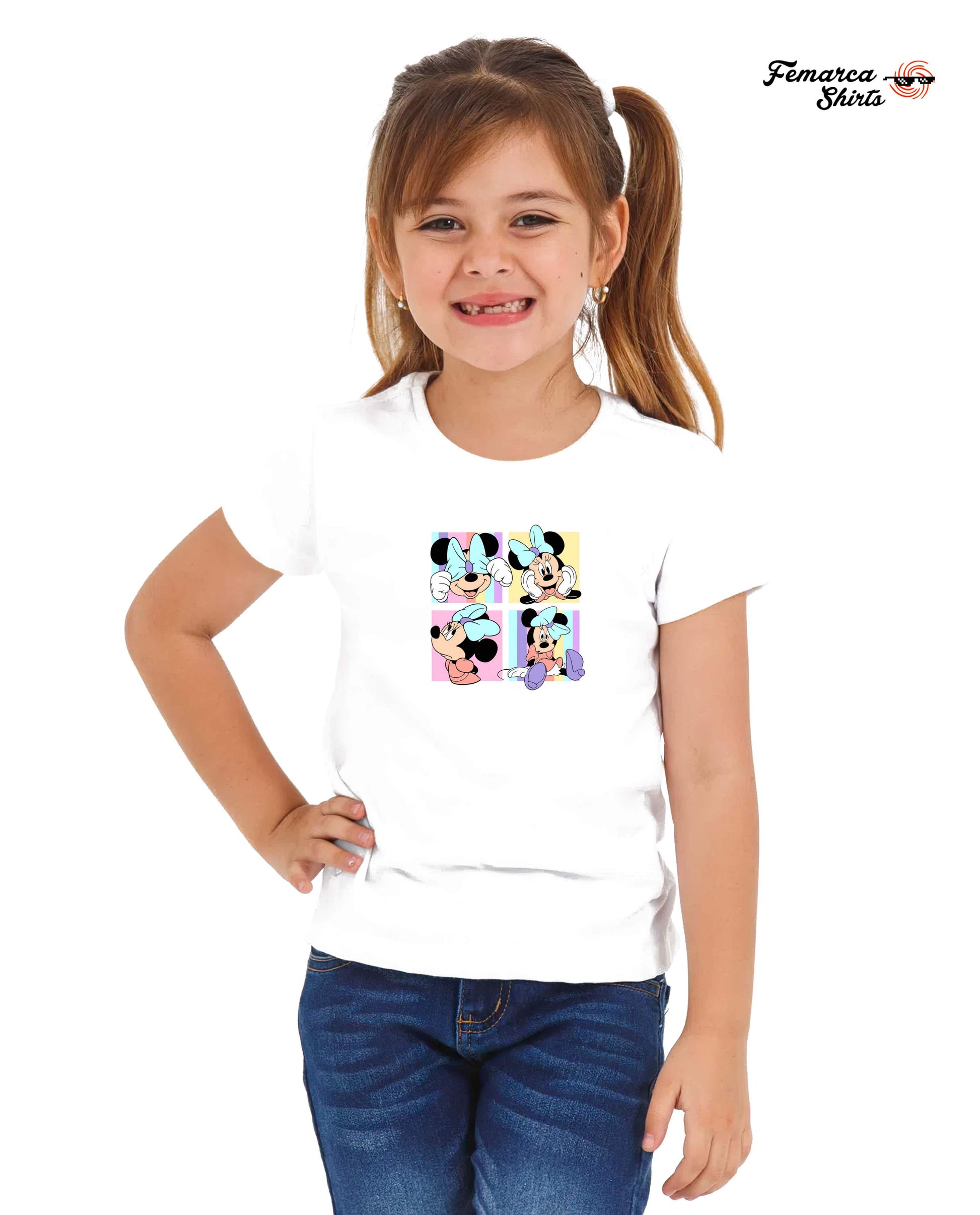 Camiseta Niña Minnie Mouse – FemarcaStilos