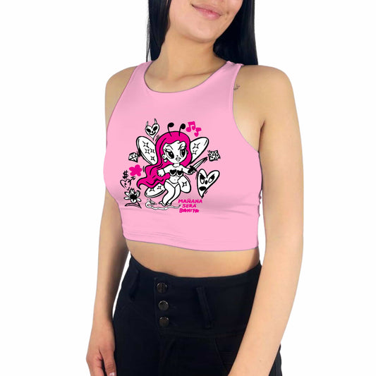 Top Casual Estampado Mañana será bonito