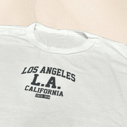 Conjunto niño tela galleta Los Angeles  negro