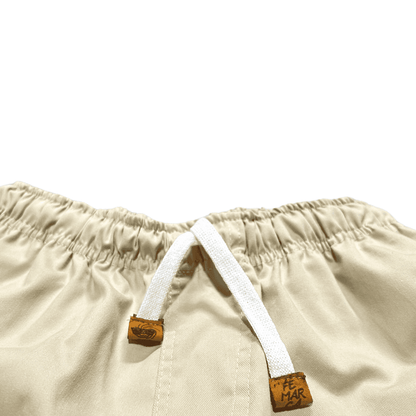 Bermuda Hombre Beige Unicolor
