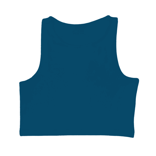 Crop top Mujer Azul Petroleo Casual