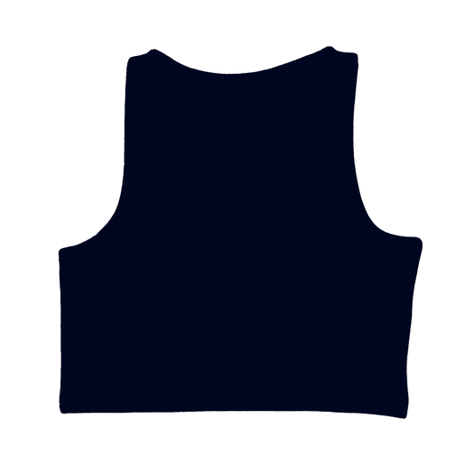 Crop top Mujer Azul Oscuro Casual