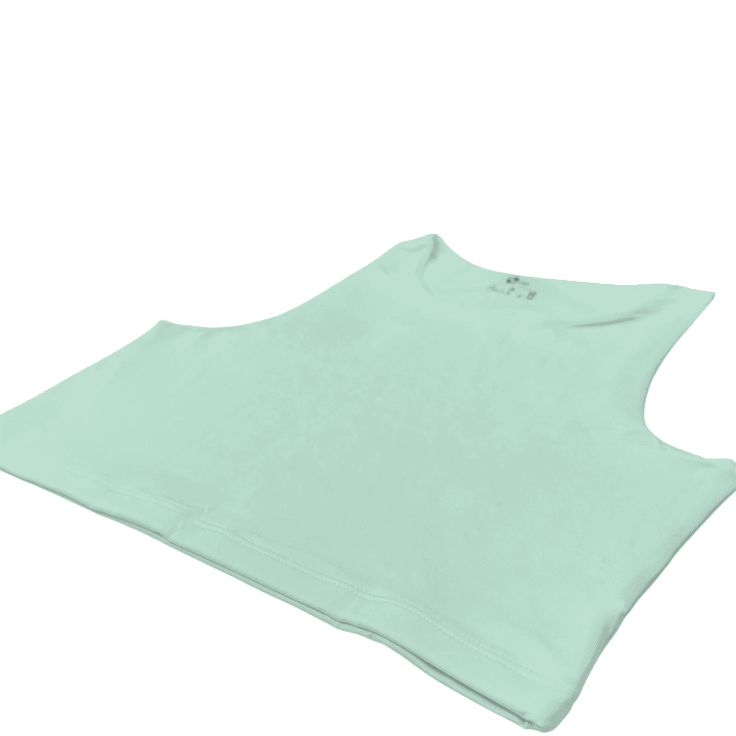 Crop top mujer verde menta casual