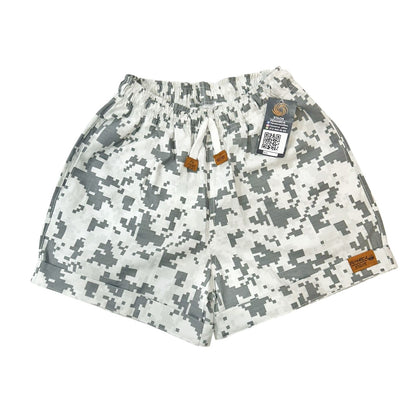 OUT|Short para Mujer Camuflada gris