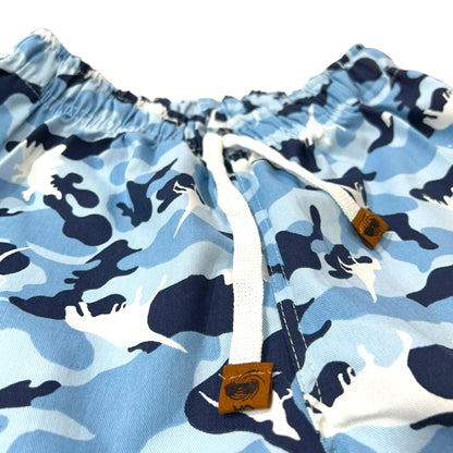 OUT|Short para Mujer Camuflado Azul