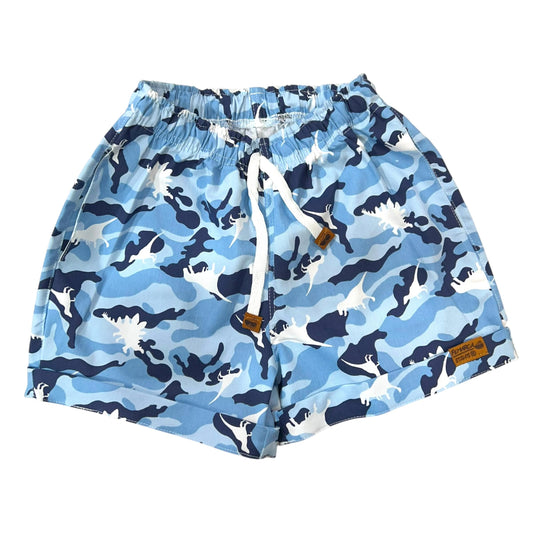 OUT|Short para Mujer Camuflado Azul