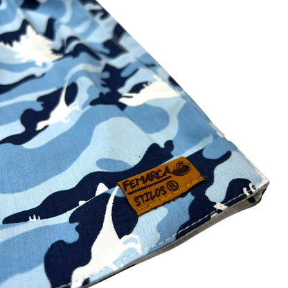 OUT|Short para Mujer Camuflado Azul