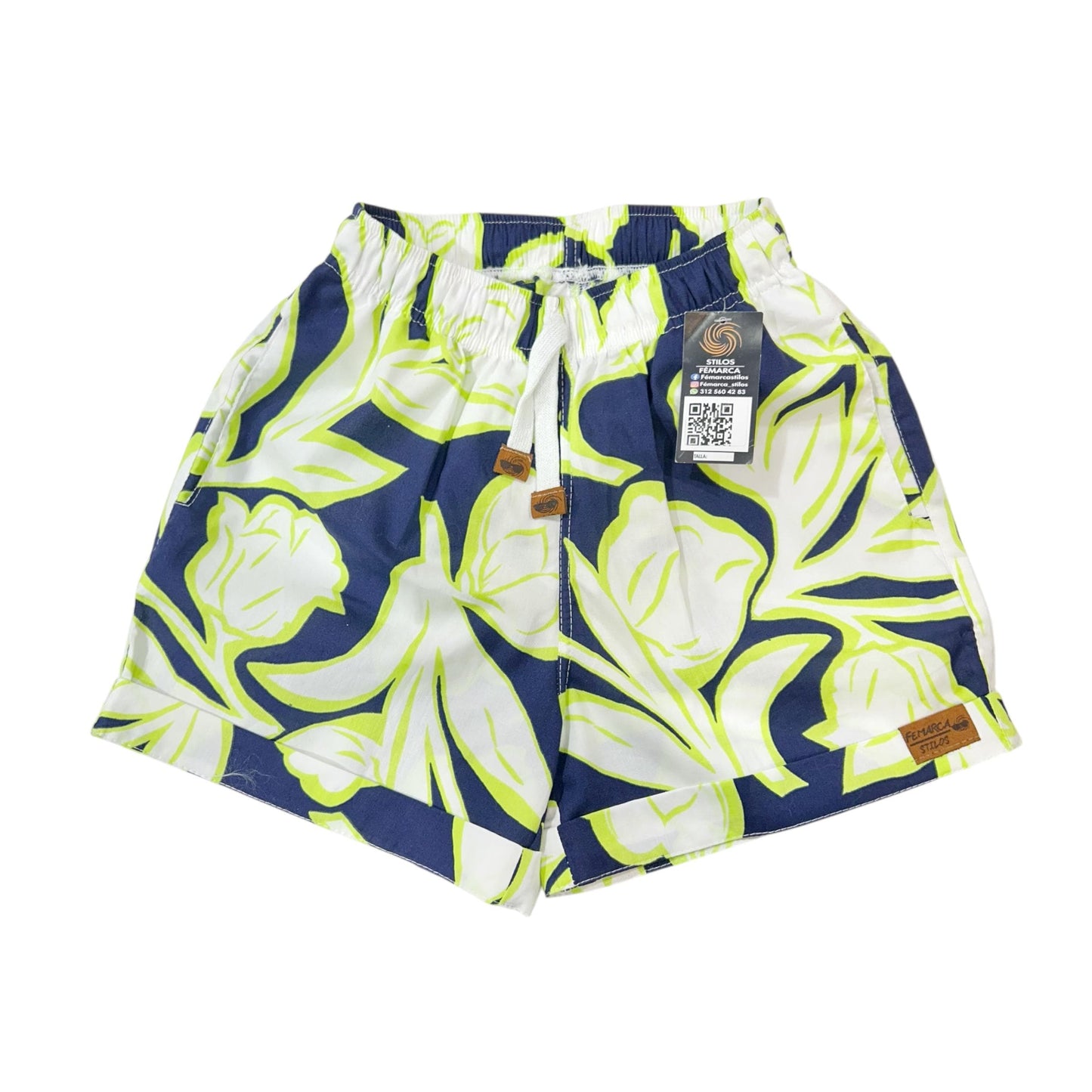 OUT|Short para Mujer Hojas