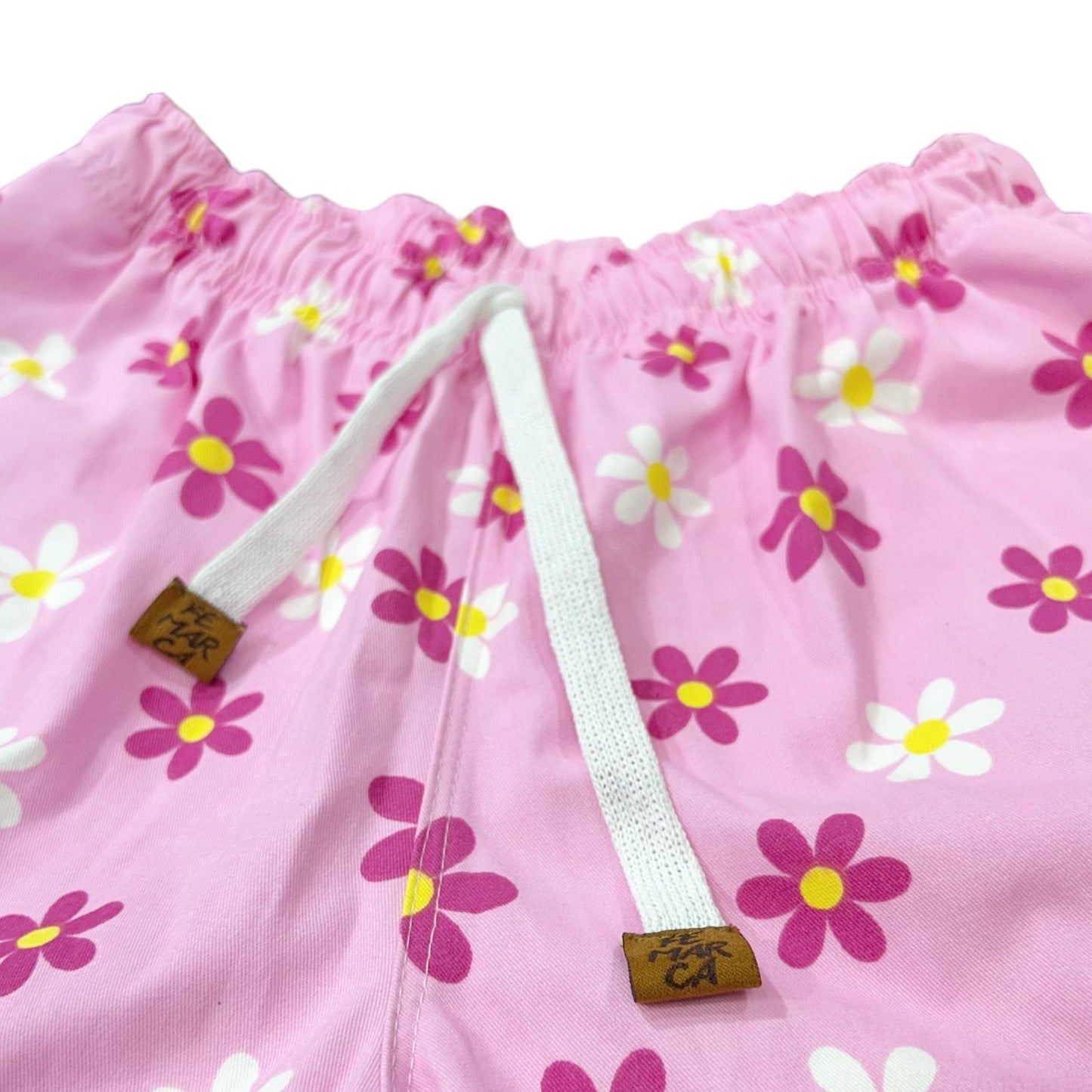 OUT|Short para Mujer Flores Rosadas
