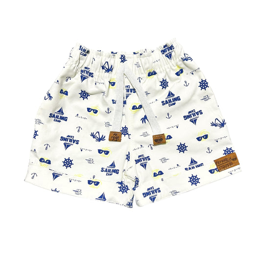OUT|Short Niña Marinero Fémarca Blanco